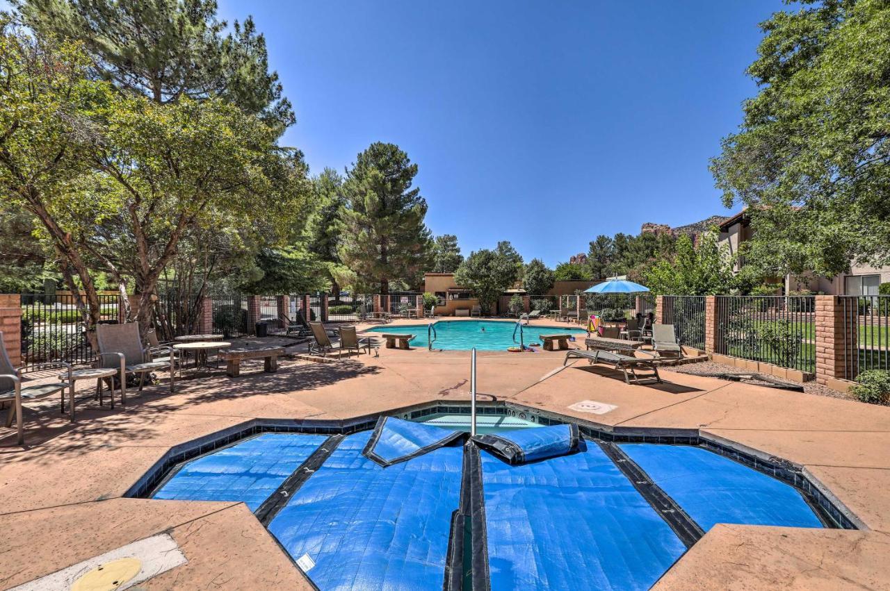 Sedona Condo Mtn Views, Balcony And Hot Tub Access Eksteriør bilde
